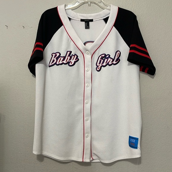 BABY GIRL BASEBALL JERSEY - Picture 1 of 7